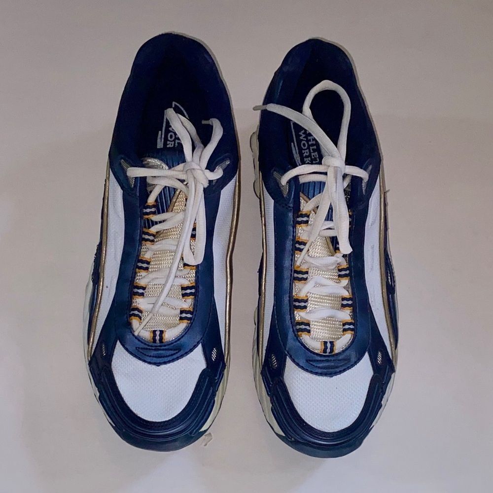 Athletic Works Blue and White Athletic Shoes Size 12
